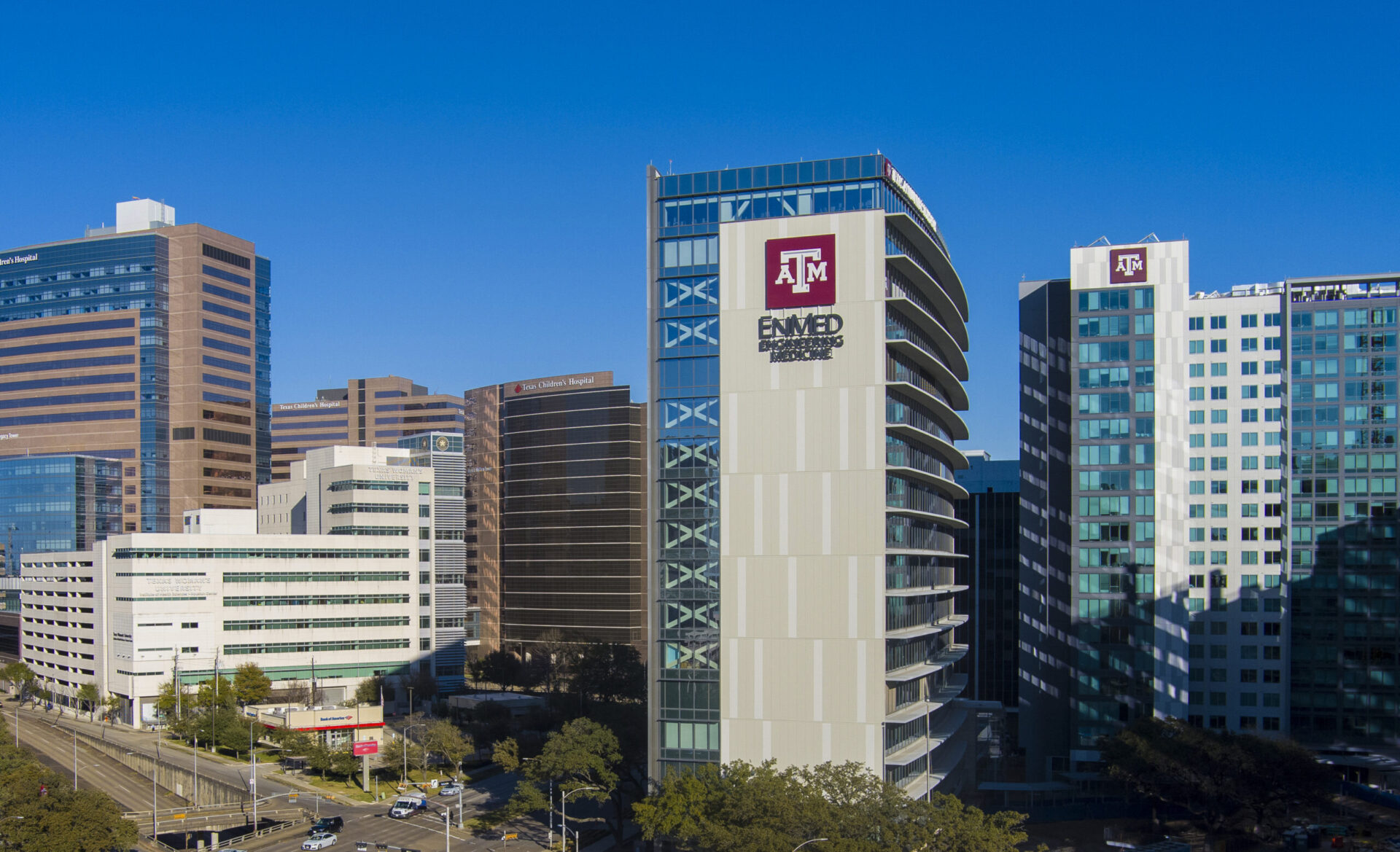 The ENMED building is located in the Texas Medical Center at 1020 Holcombe Blvd., Houston, TX 77030.