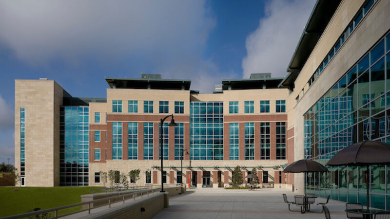 Exterior image of the EnMed Building