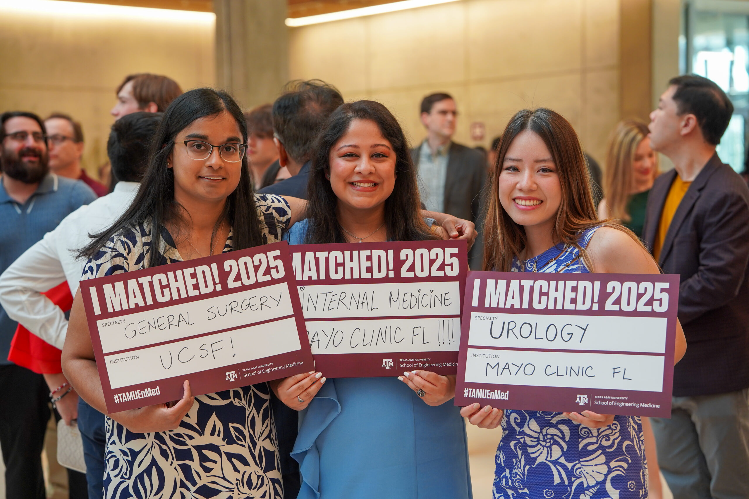 Students at the Class of 2025 Match Day Ceremony.